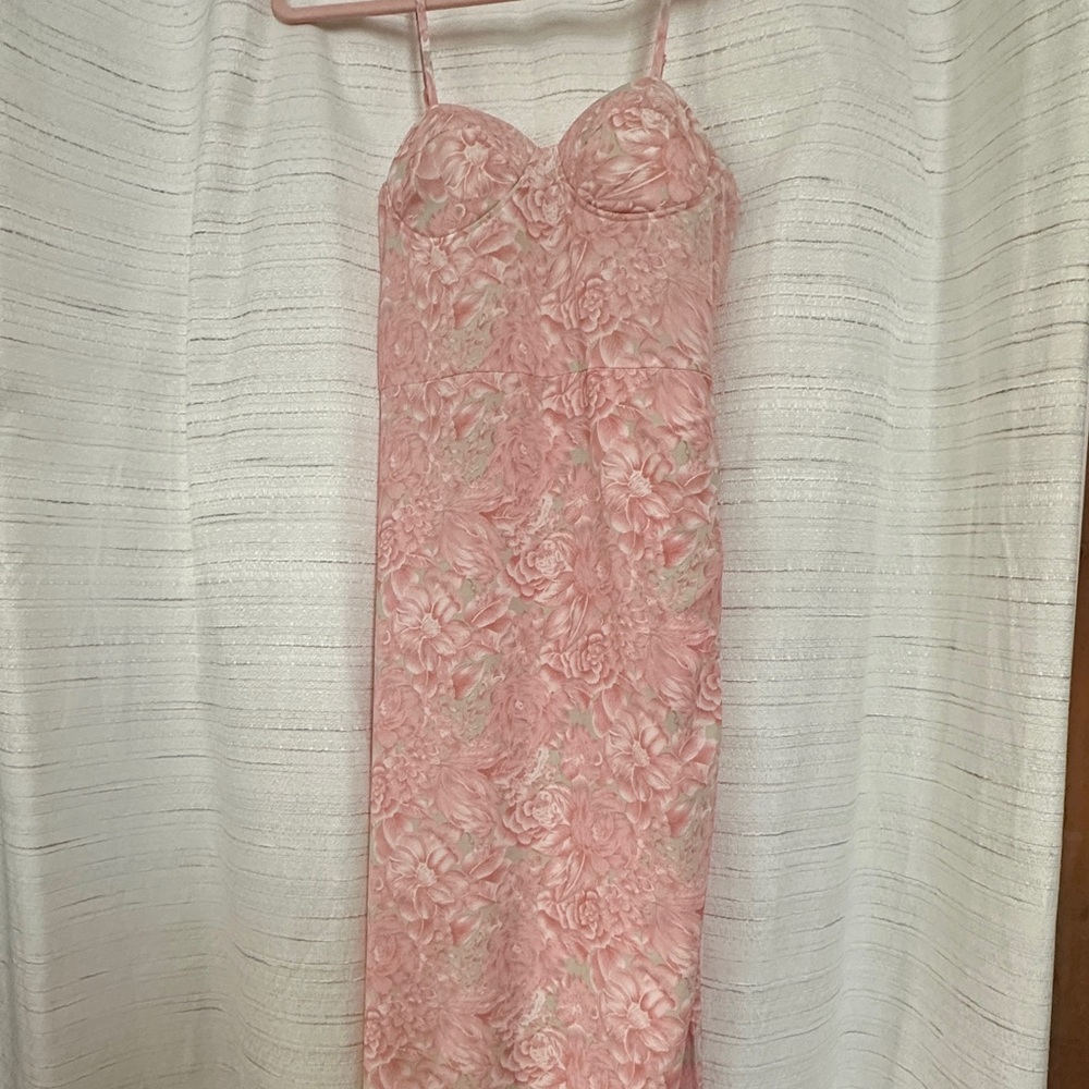 Pink Floral Dress